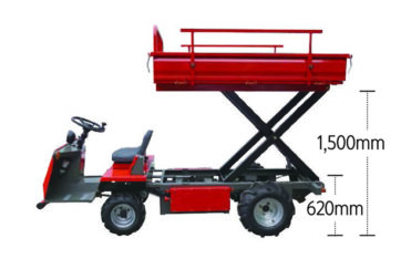 Elektrischer Transportwagen für Landwirtschaft, Materialtransport und Allwettereinsatz