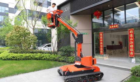 The Advantages of EMoveLift Self-Propelled Aerial Work Platform Powered by SPIDERWAY LFP Lithium Batteries