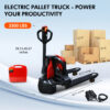 3300LBS Economic Electric Pallet Truck with 24V 20AH Lithium battery And Charger