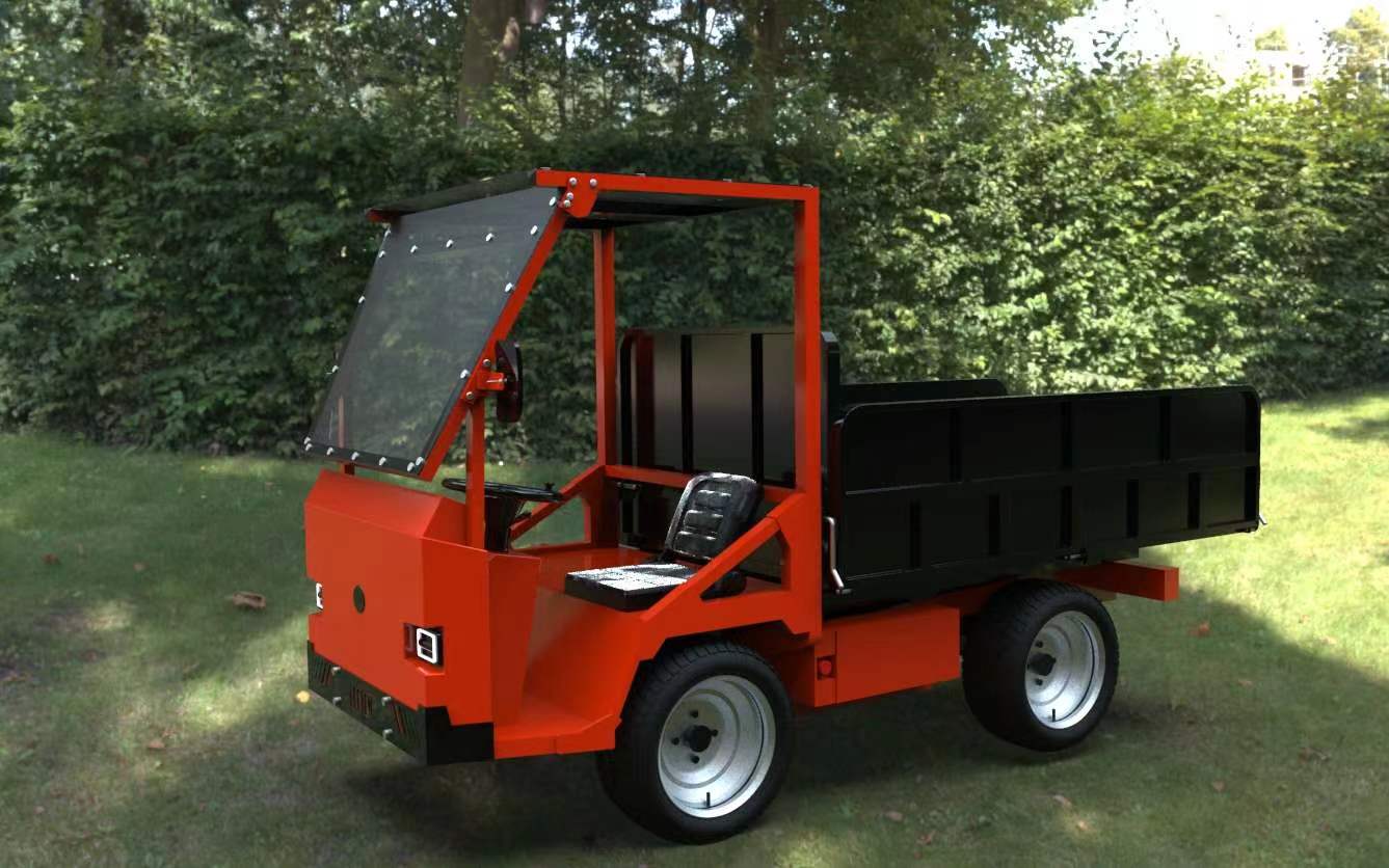 SP-S600 Four-Wheel Orchard Transporter – High-Efficiency Agricultural Electric Vehicle